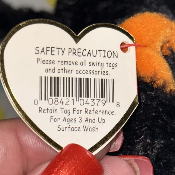 Ty Beanie Babies ”Fraidy” Cat 10/13/2000. Vintage, Y2K Clean, NonSmoking. - Picture 6 of 7